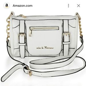 NWT White Crossbody Purse Bag by MKF Collection